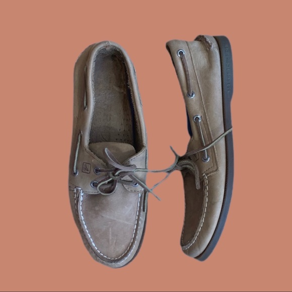 Sperry Other - Sperry Topsider All Over Leather Boat Shoes